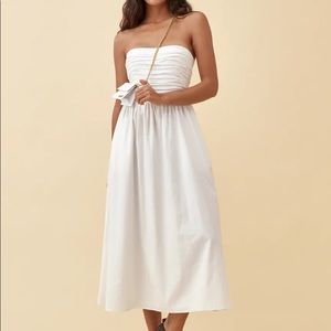 Reformation - Lissa Dress - White - size 12 - NEVER WORN NWT